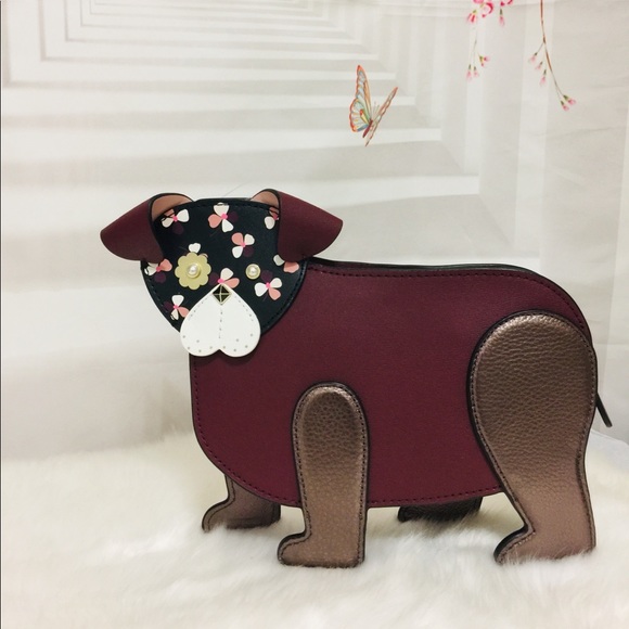 NWT Kate Spade Novelty Floral pup crossbody bag - Picture 3 of 8